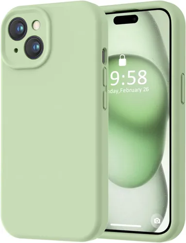 Miniatura 79 de LOVE 3000 Compatible con Funda para iPhone 15, [Cámara de Cobertura Completa de Silicona Suave] [Protección contra Caídas de 8 pies], Forro de Negro