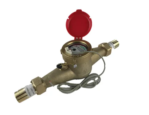 Miniatura 12 de DAE Medidor de agua caliente sin plomo MJ-75R NTEP, acoplamientos NPT de 3/4", salida de pulso, galón