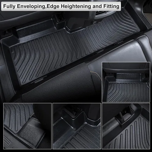 Miniatura 6 de Alfombrillas de suelo y alfombrilla de maletero Tesson para Chevy Tahoe/GMC Yukon/Yukon Denali 2021-2025 2026 7 plazas (NO para Yukon XL)