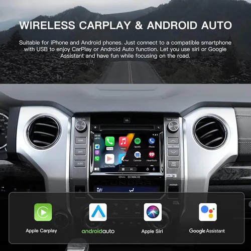 Miniatura 2 de CARabc Adaptador Inalámbrico Carplay Android Auto para Toyota con Entune2.0 2014-2019, Compatible