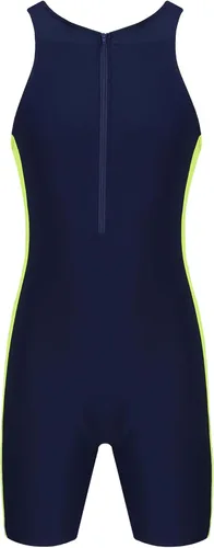 Miniatura 22 de XUNZOO Mens One Piece Sleeveless Front Zipper Color Block Swimwear Bodysuit Wetsuit Sports Wear