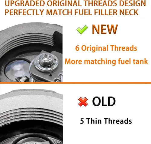 Miniatura 6 de Fokes Tapa de Combustible Diésel con Bloqueo de 2 3/8" Compatible con Freightliner M2 Camiones Semi de Caja Pequeños Tanque de Combustible, Tapa