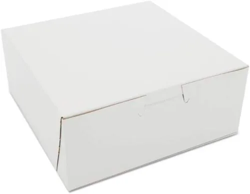 Miniatura 15 de Southern Champion Bandeja 24023 paperboard ventana Panadería Caja, 6" longitud x 6" ancho x 3" Altura (Caso de 200), color blanco