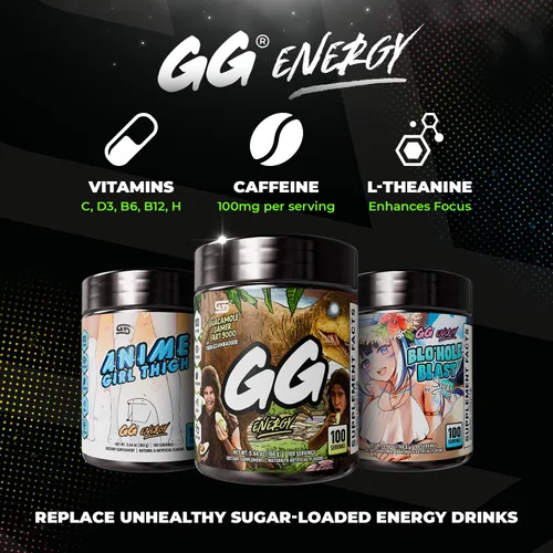 Miniatura 6 de Gamer Supps GG® Energy - Guacamole Gamer Fart 9000 por TheRussianBadger (100 porciones) – Mezcla energética gaming y nootrópica apta para keto, sin