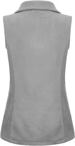 Miniatura 43 de SeSe Code Chaleco de forro polar ligero con cremallera frontal y bolsillos para mujer