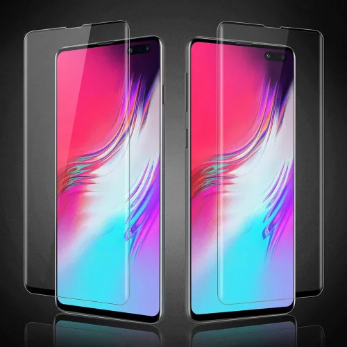 Miniatura 4 de Protector de pantalla de vidrio templado para Samsung Galaxy S10 5G, 2 unidades, 3D, antiarañazos, dureza 9H, protector de pantalla de vidrio