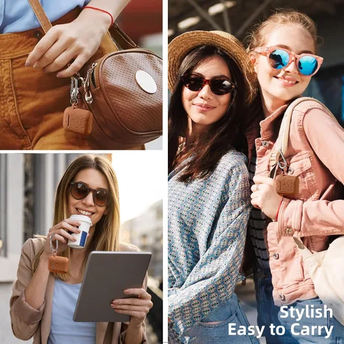Miniatura 6 de Lerobo - Funda grabada con flores para el estuche de AirPods, protector suave de silicona con llavero, compatible con el estuche de carga de Apple