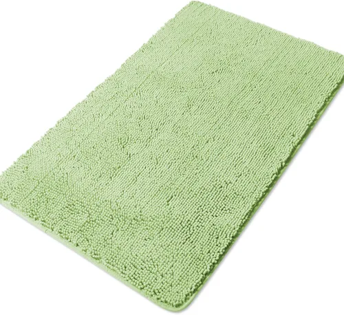 Miniatura 32 de Yeaban Alfombra de pasillo de baño de 24 x 72 pulgadas, antideslizante, alfombra de baño larga de felpilla gruesa, absorbente y lavable, alfombra