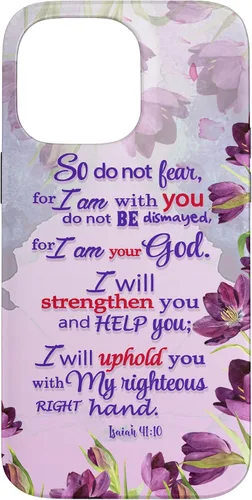 Miniatura 21 de So Do Not Fear for I 'm with You Isaías 41:10 - Funda cristiana para iPhone 17