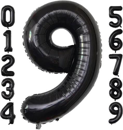 Miniatura 32 de SINBEE Globo dorado del número 10, papel de aluminio Mylar de 40 pulgadas, decoración de fiesta reutilizable para cumpleaños, aniversario, Oro