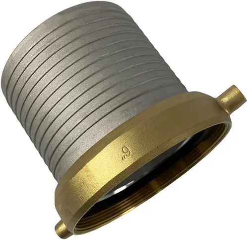 Miniatura 3 de 6" EN X 300' pies de PVC agrícola Lay Flat Discharge Pump Hose con Roscado Camlock Pin Lug