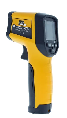 IDEAL INDUSTRIES INC. 61-847 Termómetro infrarrojo de orientación láser dual