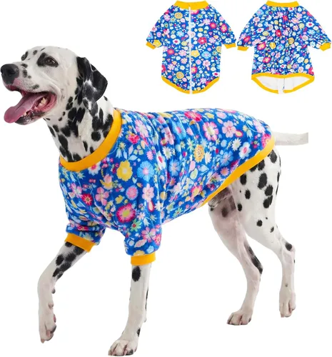 Miniatura 19 de LovinPet Chaqueta para mastín, ropa de invierno ligera de franela mejorada, tela agradable a la piel, ropa fina con estampado de leopardo rosa