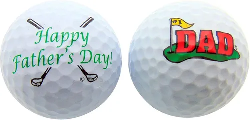 Westman Works Juego de 2 pelotas de golf para el día del padre, regalo para papá golfista #1