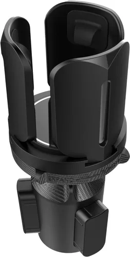 Miniatura 8 de Portavasos y organizador expandible de alta resistencia para automóvil, ajuste universal para botellas grandes, tazas de café, teléfonos, alimentos