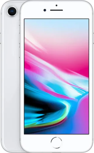 Apple iPhone 8 (256GB, plata) [bloqueado] + suscripción a empresa de telefonía