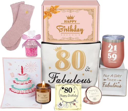 Miniatura 8 de Regalos de cumpleaños 65 para mujeres, regalos de feliz cumpleaños 65 para su mejor amiga, mamá, hermana, esposa que cumple 65 años, regalo