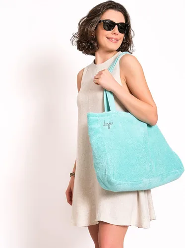 Miniatura 7 de Luzia Bolsa de playa y piscina, extra grande, reversible, hecha de algodón suave de alta calidad