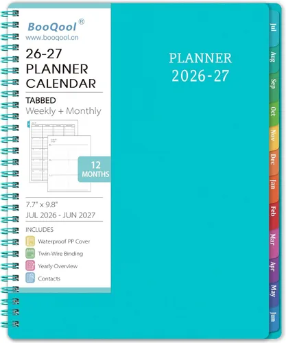 Miniatura 13 de Agenda 2026 – Agenda con calendario 2026, 8 x 10 pulgadas, enero 2026 – diciembre 2026, 2026, planificador semanal y mensual, fuerte encuadernación