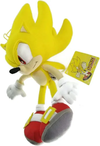 Miniatura 3 de Great Eastern GE-8958 Sonic The Hedgehog Plush - Super Sonic, 12 pulgadas