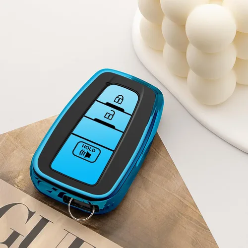 Miniatura 3 de Funda para llavero Toyota con 3 botones para 4Runner CHR Corolla Hatchback Prius RAV4