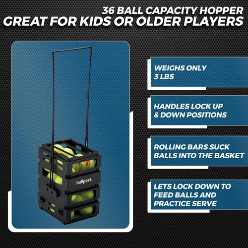 Miniatura 3 de Tourna Mini Ballport - Cesta para pelotas de tenis