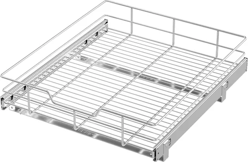 Organizador de gabinete extraíble de 20" de ancho x 22" de profundidad, cajones deslizantes para organizadores de cocina y almacenamiento, cajones 1