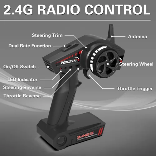 Miniatura 9 de volantexrc Barco de control remoto RC para piscina, control de 2.4 GHz, barcos RC para adultos, barco eléctrico de lago con sistema de refrigeración