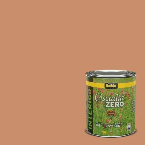 Miniatura 104 de Rodda Paint CASCADIA ZERO - Pintura plana e imprimación para interiores en uno, cuarto de galón, crema de ballet