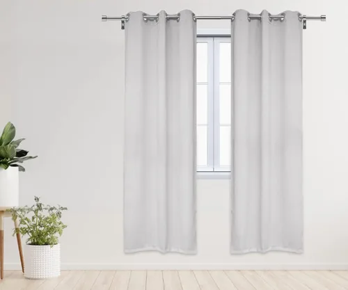 Miniatura 9 de YOUR CHAIR COVERS - Cortinas opacas de poliéster con ojales - (negro 52 x 63 pulgadas - juego de 2) - para oscurecer la habitación, dormitorio, sala