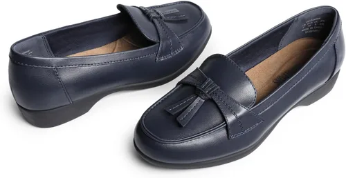 Miniatura 3 de DREAM PAIRS Mocasines cómodos y elegantes para mujer, zapatos de trabajo casuales de negocios, oficina, soporte de arco de piel sintética, punta