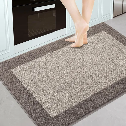Miniatura 61 de Indoor Door Mat 20" x 32", Washable Kitchen Rug, Non Slip Entryway Rug for Floor, Absorbent Entrance Throw Rug for Laundry, Bathroom, Door