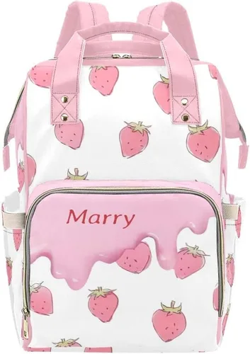 Miniatura 21 de XOZOTY Antler Man Woodland - Bolsas de pañales de camuflaje con nombre impermeable para mamá, mochila de lactancia, bolsas de bebé, regalos
