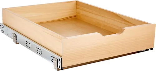 Knape & Vogt RS-WMUB-17-WD - Caja de cajones de madera extraíble de 5 pulgadas de alto x 18 pulgadas de ancho x 22 pulgadas de profundidad