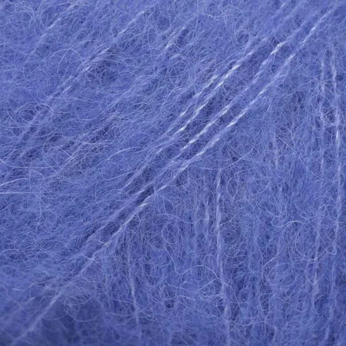 Miniatura 28 de Hilo Superfino Esponjoso de Alpaca y Seda, Drops Brushed Alpaca Silk, Ligero y Cálido 0.9 oz 153 Yardas por Ovillo (27 Rainforest Dew)