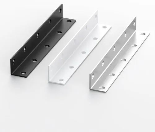 Miniatura 6 de Soportes en L, 4 unidades de soporte de esquina con ángulo, acero inoxidable superior, 4" x 1" M, 2 mm de espesor, para estante de madera, mueble