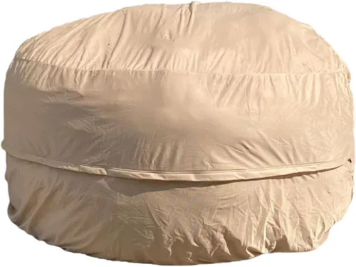 Miniatura 31 de Puf para adultos y niños sin relleno, sofá perezoso suave y redondo, funda de sofá de puf clásico, saco de amor para dormitorio, silla de lectura