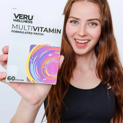 Miniatura 3 de Veru Wellness Multivitamin Daily Patch - Parche vitamínico adhesivo fácil de usar, 60 unidades, suministro para 60 días