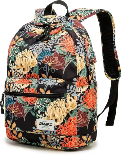 Miniatura 23 de Kinmac Mochila resistente al agua para laptop con puerto de carga USB para laptop de hasta 15.6 pulgadas (bordado)
