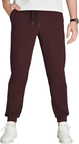 Miniatura 9 de Idtswch 30/32/34/36/38/40. Pantalones deportivos altos para hombre, extra largos, con bolsillos con cremallera