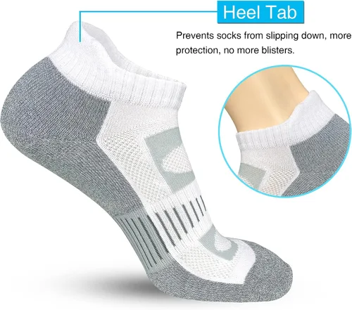 Miniatura 4 de APTYID Calcetines deportivos para correr al tobillo para mujer (6 pares)
