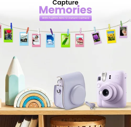 Miniatura 2 de Cámara instantánea Fujifilm Mini + paquete de accesorios y estuche personalizado compatible + Fujifilm Instant (20 disparos) álbum de fotos mini