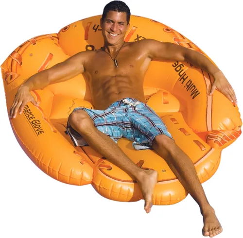 Swimline Guante inflable gigante de béisbol para piscina, color marrón, 62"/50"/16" Deportes (guante de béisbol)