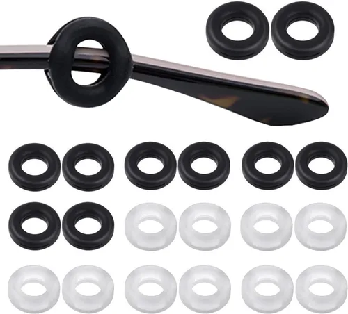 Miniatura 8 de KECHIO Gafas de retención antideslizante para gafas con gancho para la oreja para niños y adultos, soporte antideslizante de silicona