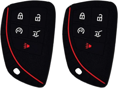 Miniatura 16 de Autobase Funda de silicona para llavero de Chevy Malibu Camaro Trax Traverse Trailblazer Sonic Cruze Blazer Volt Equinox Spark Accesorio