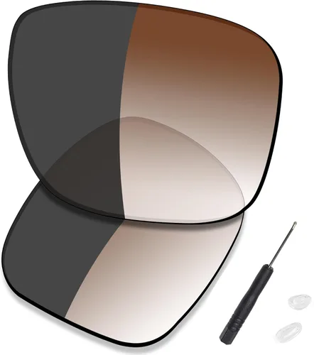 Miniatura 33 de SAUCER Premium Replacement Lenses & H20 Screwdriver & Nose Pieces for Oakley Holbrook Metal OO4123 UV400 Protection