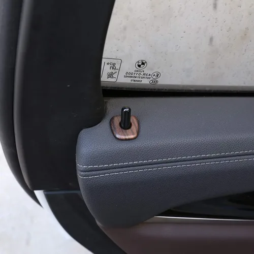 Miniatura 5 de 4 unids ABS plástico para BMW X3 X4 G01 G02 2018-2020 puerta cerradura cubierta Trim Accesorios