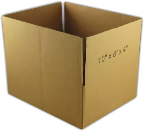 Miniatura 2 de EcoSwift 5 cajas de embalaje de la cartulina acanalada 10x8x4 que envían por correo los cartones móviles de la caja de envío