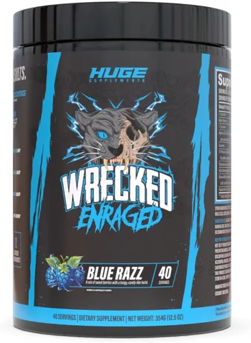 Miniatura 8 de Wrecked Enraged High Stim Pre Entrenamiento - Fórmula Extreme Hardcore para energía intensa, enfoque láser y máxima fuerza, potente matriz