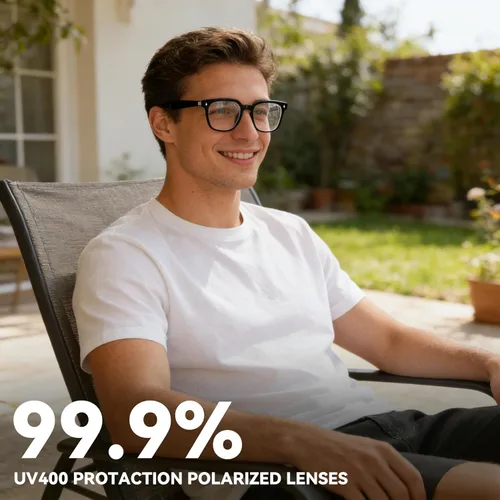 Miniatura 6 de Lentes inteligentes Bluetooth para hombres y mujeres, lentes inteligentes Ai con audio de oído abierto, control de voz, traducción en tiempo real